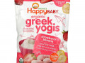 Happy Family Organics, органический греческий йогурт, клубника и банан, 28 г (1 унция)