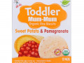 Hot Kid, Печенье с органическим рисом Toddler Mum-Mum, батат и гранат, 12 упаковок, 60 г