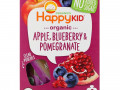 Happy Family Organics, Happy Kid, Organic Apple, Blueberry & Pomegranate, 4 Pouches, 3.17 oz (90 g) Each