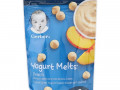 Gerber, Yogurt Melts, для малышей от 8 месяцев, с персиком, 28 г (1 унция)