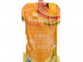 Happy Family Organics, Organic Baby Food, Stage 2, Clearly Crafted, 6+ Months, Bananas, Sweet Potatoes, & Papayas, 4 oz (113 g)