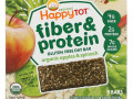 Happy Family Organics, Happytot, овсяной батончик с волокнами и протеином, органические яблоки и шпинат, 5 батончиков, 0,88 унции (25 г каждый)