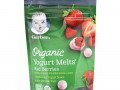 Gerber, Organic, Yogurt Melts, для малышей от 8 месяцев, с красными ягодами, 28 г (1,0 унция)
