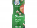 Gerber, Органические палочки, для детей в возрасте 8 месяцев и старше, яблоко, 42 г (1,48 унции)
