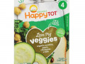 Happy Family Organics, Happy Tot, Stage 4, Love My Veggies, Organic Zucchini, Pears, Chickpeas & Kale, 4 Pouch, 4.22 oz (120 g) Each
