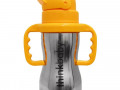 Think, Thinkbaby, Thinkster of Steel, стальная бутылочка, оранжевая, бутылочка с 1 соломинкой, 290 мл (10 унций)