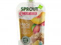 Sprout Organic, Baby Food, 6 Months & Up, Peach Oatmeal with Coconut Milk & Pineapple, 3.5 oz (99 g)
