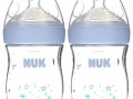 NUK, Simply Natural, Bottles, 0+ Months, Slow, 2 Pack, 5 oz (150 ml) Each