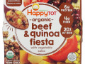 Happy Family Organics, Happy Tot, 12+ Months, Organic Beef & Quinoa Fiesta with Vegetable Salsa, 4.5 oz (128 g)