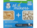 Gerber, Lil Mixers, для малышей от 8 месяцев, яблоко, клубника, банан со злаковыми подушечками, 102 г (3,6 унции)
