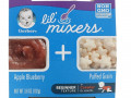 Gerber, Lil 'Mixers, для малышей от 8 месяцев, яблоко, черника со злаковыми подушечками, 102 г (3,6 унции)