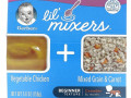 Gerber, Lil 'Mixers, для малышей от 8 месяцев, курица со смесью злаков и морковью, 159 г (5,6 унции)