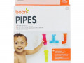 Boon, Pipes, Building Bath Toy Set, 5 Bath Toys, Colors May Vary, 12+ Months