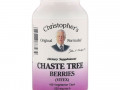 Christopher's Original Formulas, Chaste Tree Berries (Vitex), 525 mg, 100 Vegetarian Caps