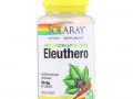 Solaray, Органически выращенный элеутерококк, 350 мг, 100 капсул с оболочкой из ингредиентов растительного происхождения
