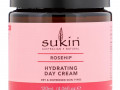 Sukin, Увлажняющий дневной крем, шиповник, 120 мл (4,06 жидк. унции)