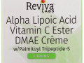 Reviva Labs, Альфа-липоевая кислота, крем с витамином С в эфирной форме и ДМАЭ, 55 г (2 унции)