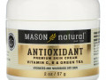Mason Natural, Antioxidant Premium Skin Cream, Vitamin C, E & Green Tea, 2 oz (57 g)