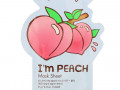 Tony Moly, I'm Peach, тканевая маска для восстановления, 1 шт., 21 г (0,74 унции)