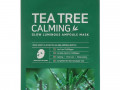 Some By Mi, Tea Tree Calming, успокаивающая тканевая маска с экстрактом чайного дерева для сияния кожи, 10 шт. по 25 г