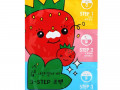 Tony Moly, Runaway Strawberry Seeds, 3-Step Nose Pack, 1 Set