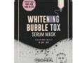 Mediheal, Bubble Tox, осветляющая тканевая маска с сывороткой, 1 лист, 21 мл