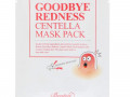Benton, Goodbye Redness, упаковка масок с готу колой против покраснений, 10 шт. по 23 г (0,81 унции)