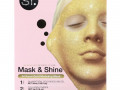 SFGlow, Mask & Shine, моделирующая косметическая маска с 24-каратным золота, набор из 4 предметов