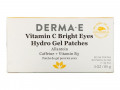 Derma E, Bright Eyes, гидрогелевые патчи с витамином C, 60 патчей, 85 г (3 унции)