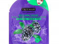 Freeman Beauty, Feeling Beautiful, тканевая маска для глубокого очищения, чайное дерево + ежевика, 1 шт.