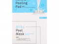 Biorace, Milky Peel Mask, Epidermal Care, 5 Sheets, 35 ml Each