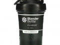 Blender Bottle, Classic With Loop, классический шейкер с петелькой, черный 600 мл (20 унций)