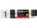 Think, Thinksport, Изолированная спортивная бутылка, Серебристая, 17 унций (500 мл)