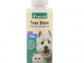 NaturVet, Tear Stain, средство для удаления пятен от слез с шерсти для животных с алоэ, для собак и котов, 4 жидк. унции (118 мл)